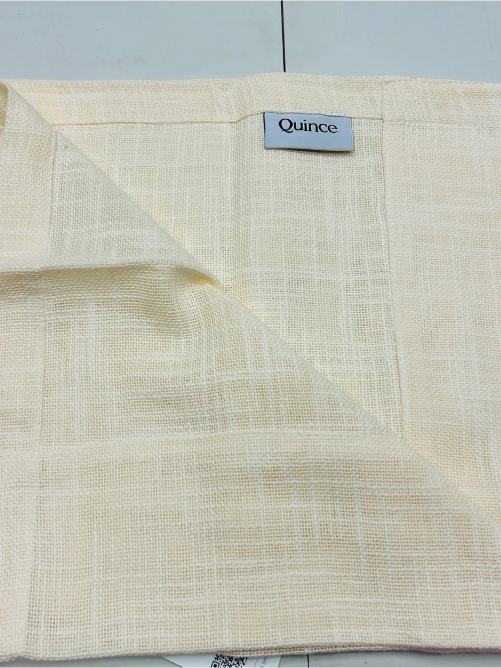 NWOT QUINCE Set Of 2 48x84 Cotton Sheer Curtains Ivory 0514